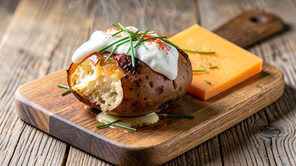 Baked Potato Recipe UK: Crispy Skin, Fluffy Heart in Your Oven