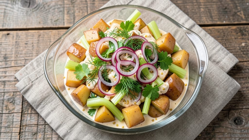 Add Potato Salad Recipe: Crispy Celery and Mustard Seed Magic Without Mayo