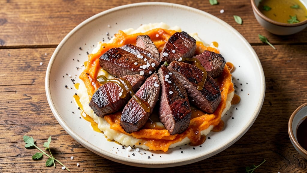Steak and Sweet Potato Mash Recipe: Savory-Sweet Pairing in One Pan