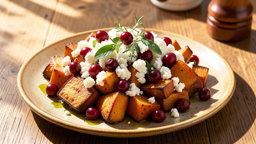 Sweet Potato Feta Cranberry Recipe: Roasted Spice and Tart Bite Balance