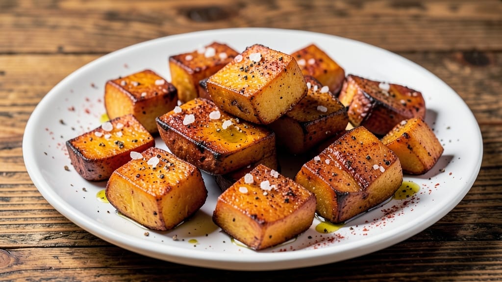 Sweet Potato Chunks Oven Recipe: Caramelized Sweetness With Smoky Crispy Edges