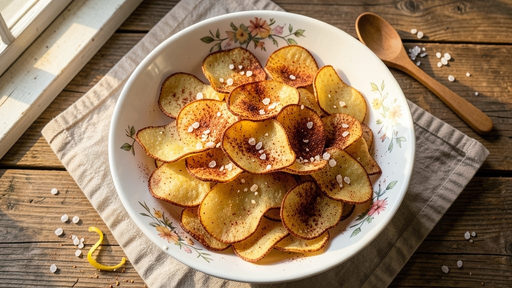 Baked Potato Chips Recipe No Oil: Air-Crisped Perfection With Zero Guilt