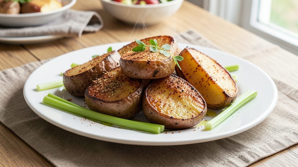 1 Potato Recipe: Crispy Celery Crown Over Warm Spice Roast