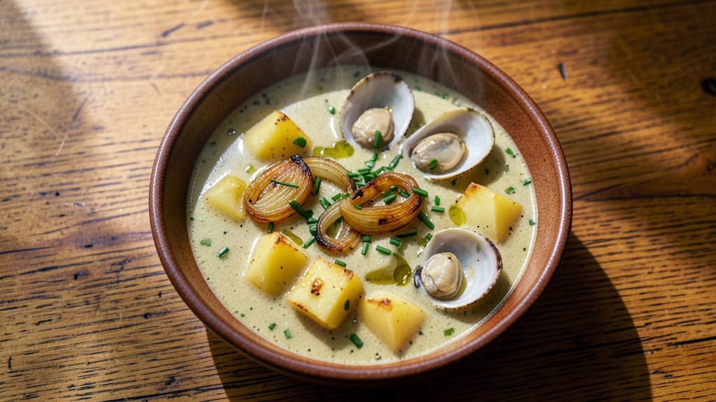Bear Creek Potato Soup and Clam Chowder Recipe: Creamy Two-Tone Bowl With Briny Depth
