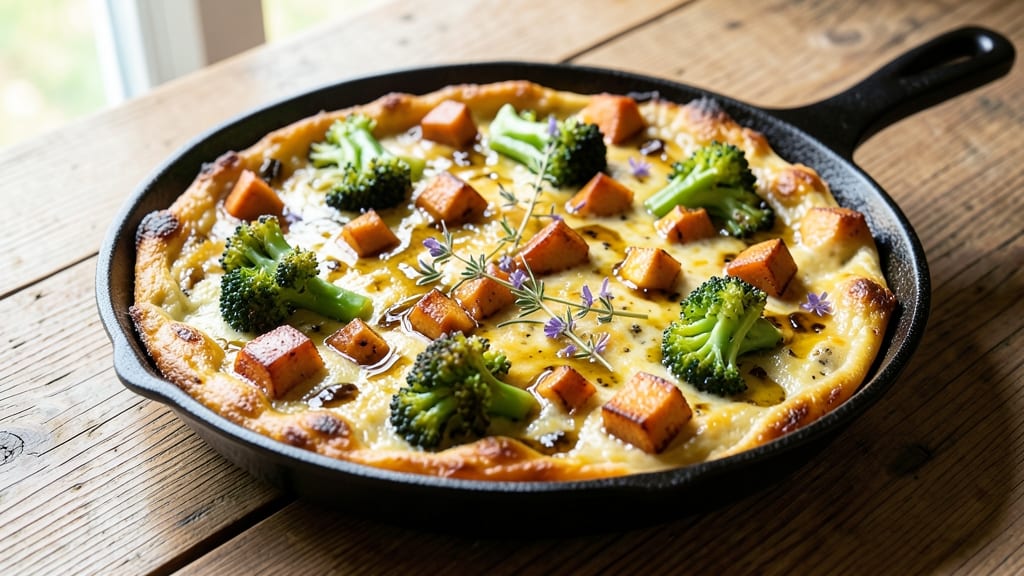 Sweet Potato and Broccoli Frittata Recipe: One-Pan Powerhouse With Caramelized Sweetness