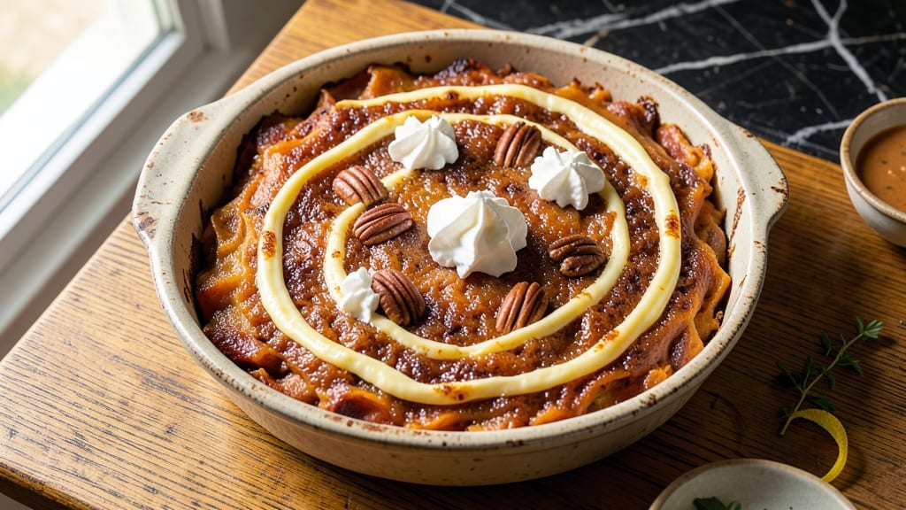 Texas Roadhouse Sweet Potato Casserole Recipe: Crispy Celery Crown Over Cheesy Spiced Filling