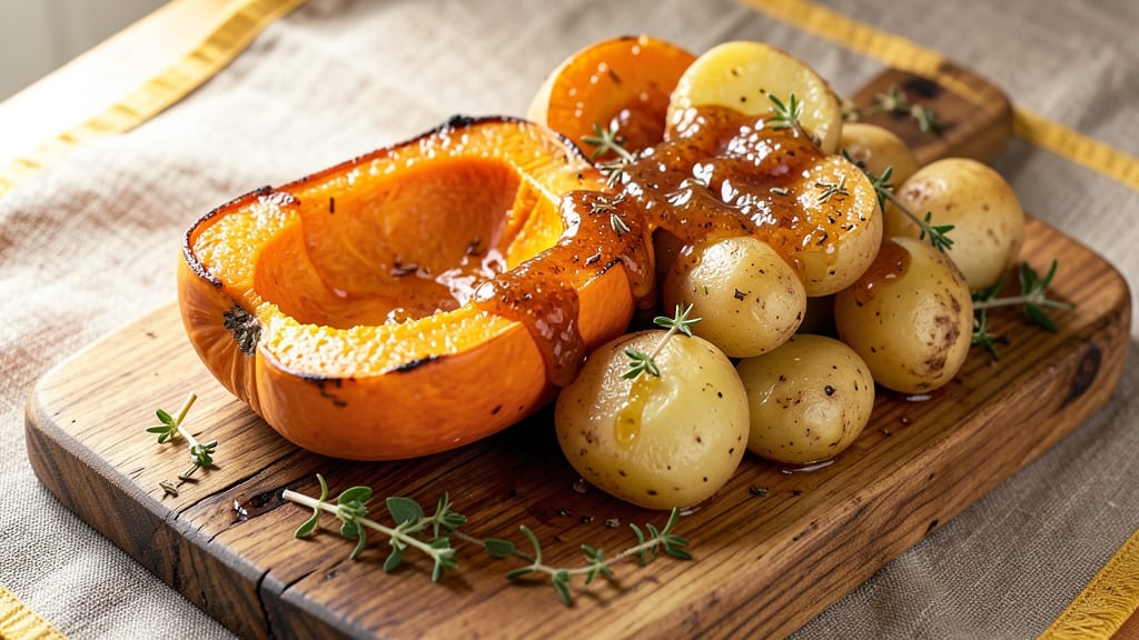 Acorn Squash and Potato Recipe: Sweet Roasted Roots With Caramelized Crust