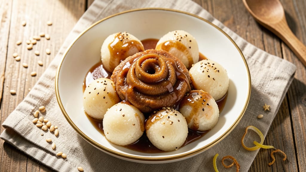 Sweet Potato Tang Yuan Recipe: Glutinous Rice Balls with Brown Sugar Filling