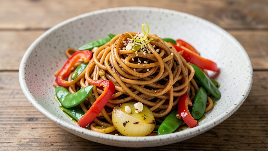 Sweet Potato Noodle Stir Fry Recipe: Crisp-Tender Vegetable Medley in 20 Minutes