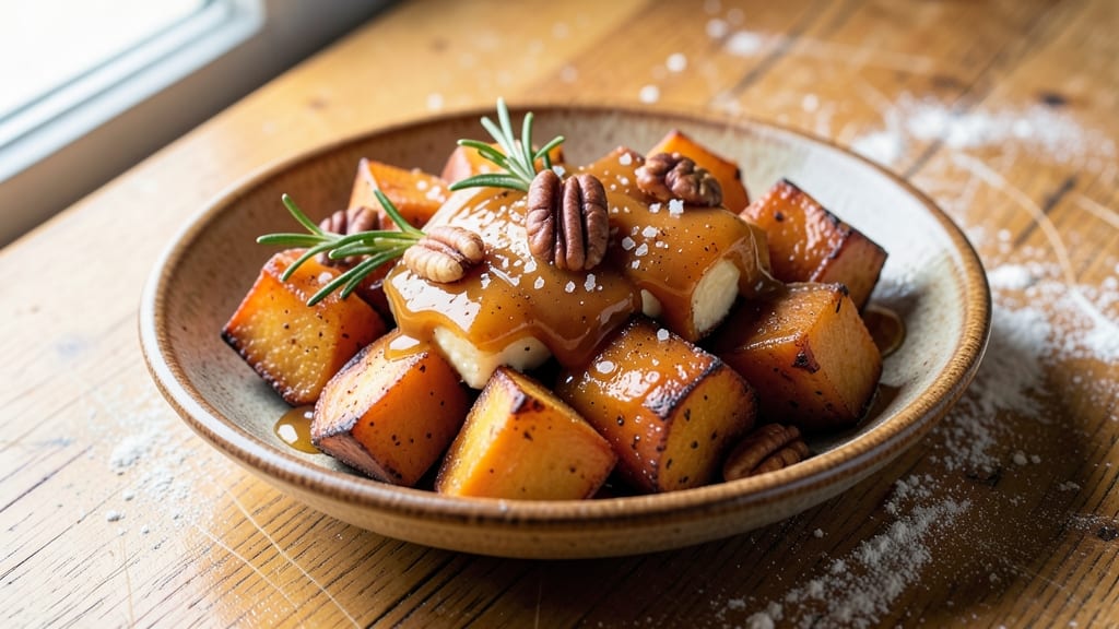 Sticky Sweet Potato Recipe: Caramelized Crunch With Cinnamon-Sugar Crown