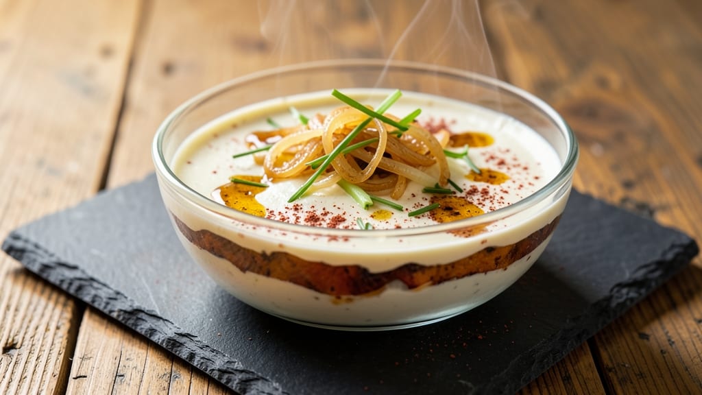 Sweet Potato Vichyssoise Recipe: Chilled Creamy Velvety Delight with Celery Crunch