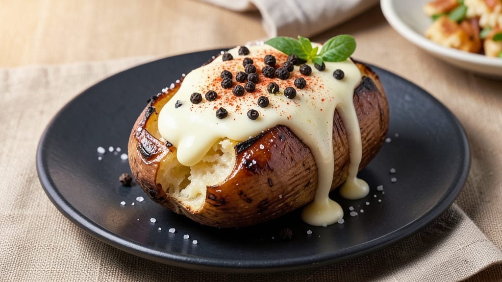 Air Fryer Oven Baked Potato Recipe: Fluffy Interiors with Crispy Air-Crisped Skin