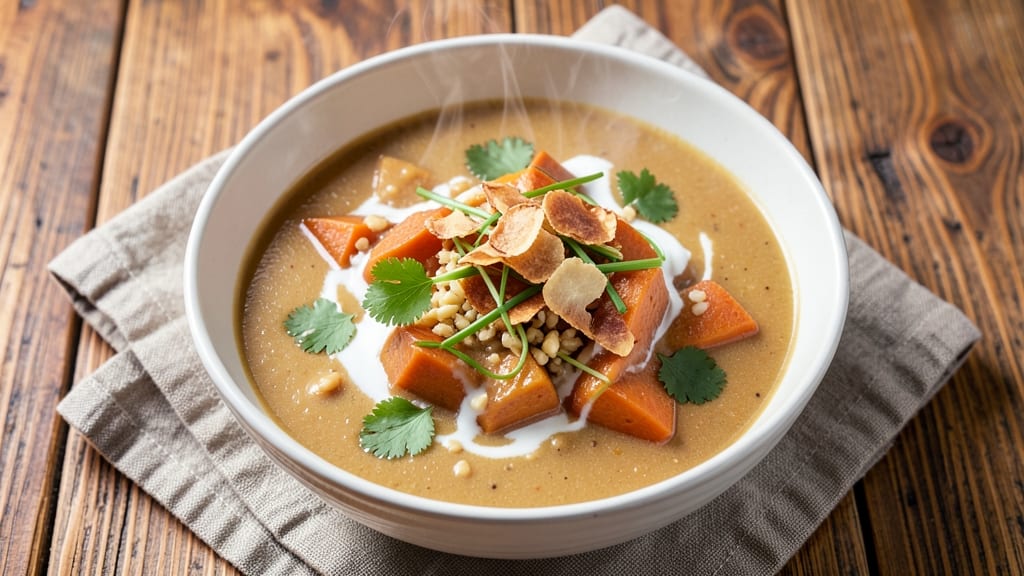 Sweet Potato and Peanut Soup Recipe: Spiced Roast Meets Creamy Nutty Bliss