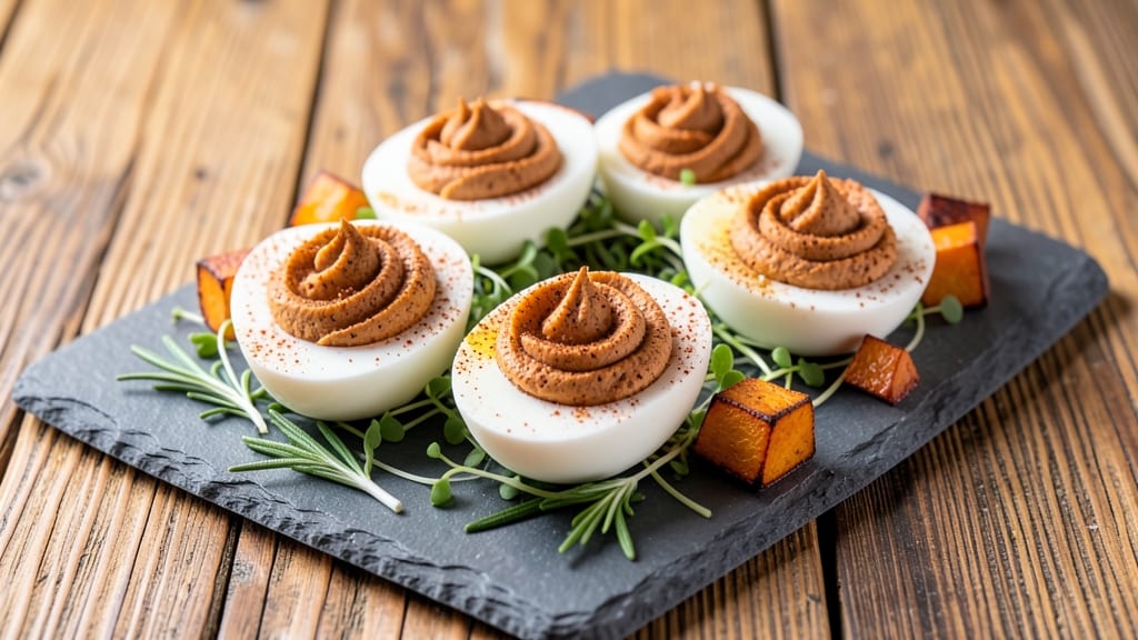 Sweet Potato Deviled Eggs Recipe: Spiced Roast Meets Creamy Yolk Magic