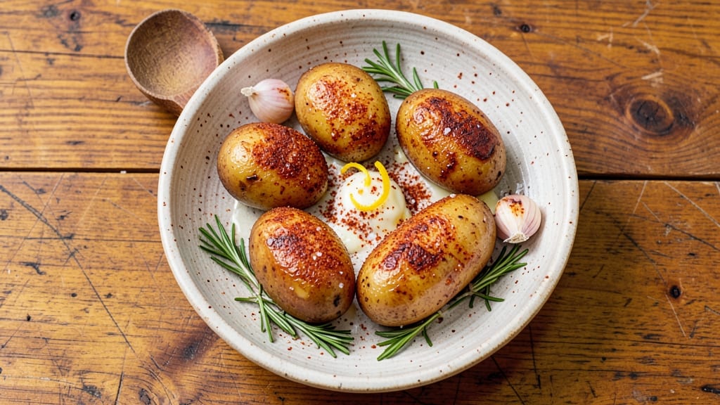 Baked Young Potato Recipe: Crispy Crowns Over Buttery Spiced Centers