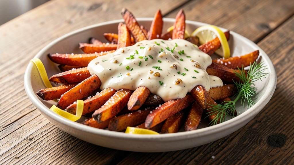 Best Aioli Recipe for Sweet Potato Fries: Garlicky Mayo with Lemon Zing and Crispy Crunch