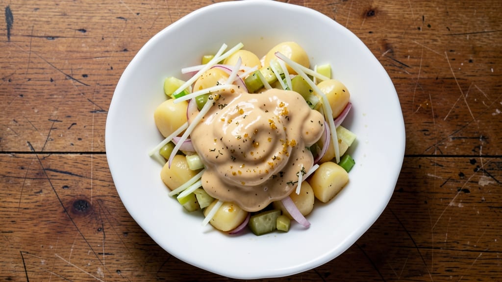 Hellmann's Mayonnaise Potato Salad Recipe With Mustard: Crispy Celery and Tangy Kick in One Bowl