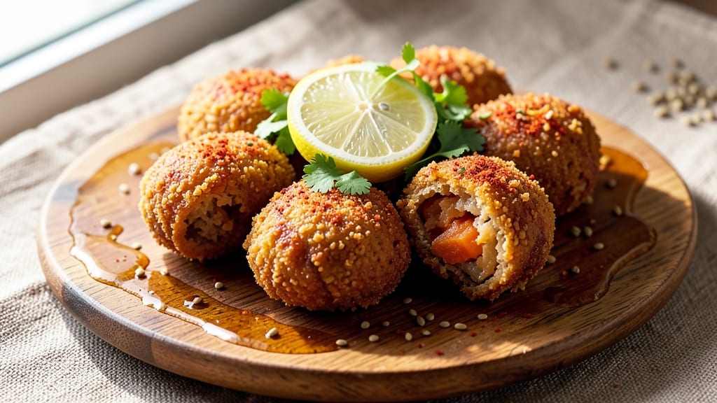 Sweet Potato Pakora Recipe: Crispy Mustard-Flour Bites With Spiced Filling