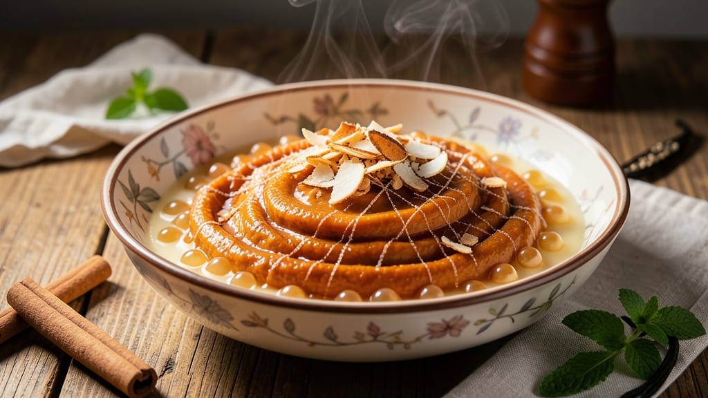 Sweet Potato Sago Dessert Recipe: Silky Coconut Pudding with Chewy Pearls