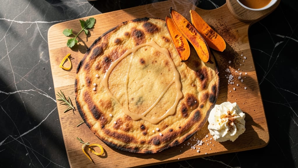 Vegan Sweet Potato Flatbread Recipe: Flaky Layers With Nutty Crisp Edges