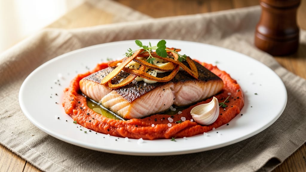 Sweet Potato Crusted Salmon Recipe: Crunchy Roasted Crown Over Flaky Fish
