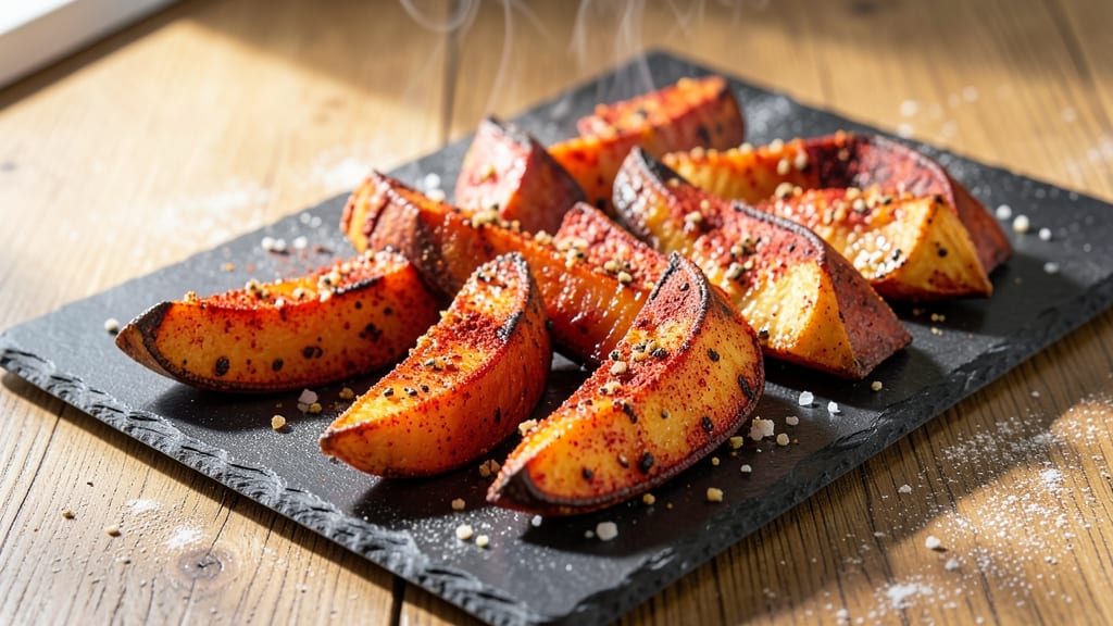 Spicy Sweet Potato Wedges Recipe: Smoky Paprika Crunch With Charred Edges
