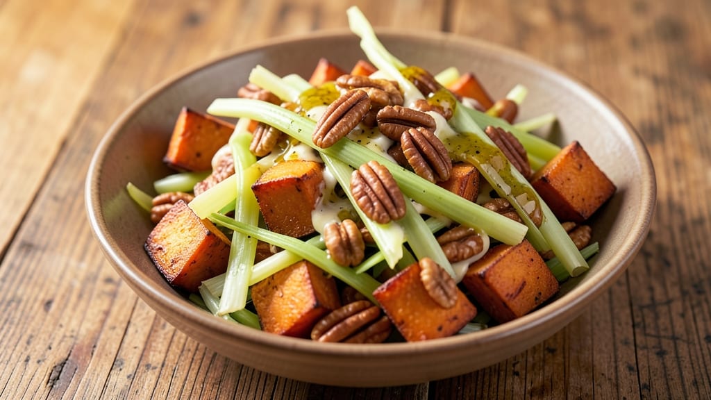 Sweet Potato Slaw Recipe: Crunchy Celery and Citrus Zing Without Mayo