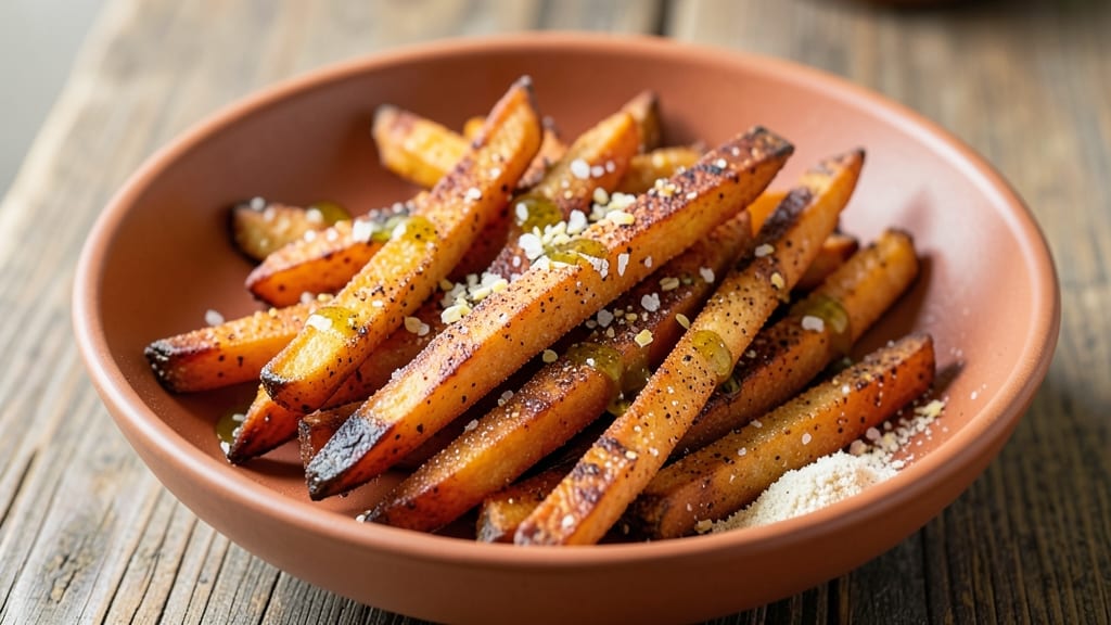 Vegan Sweet Potato Fries Recipe: Air-Crisped Golden Bites Without Oil