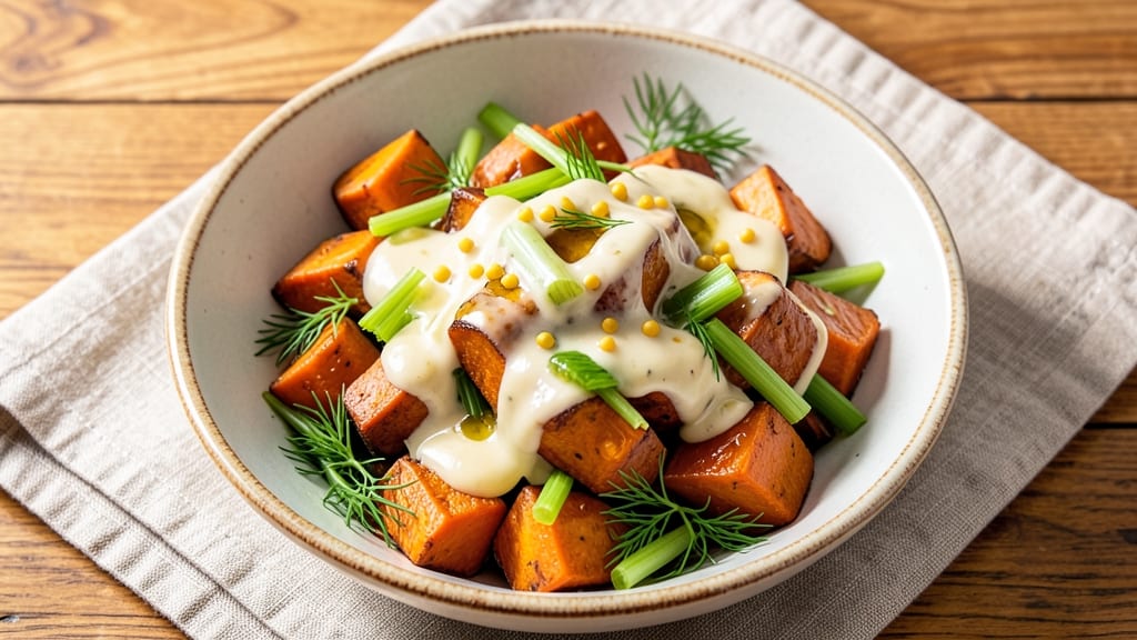 Sweet Potato Salad Recipe Paleo: Crunchy Celery and Mustard Seed Magic Without Mayo