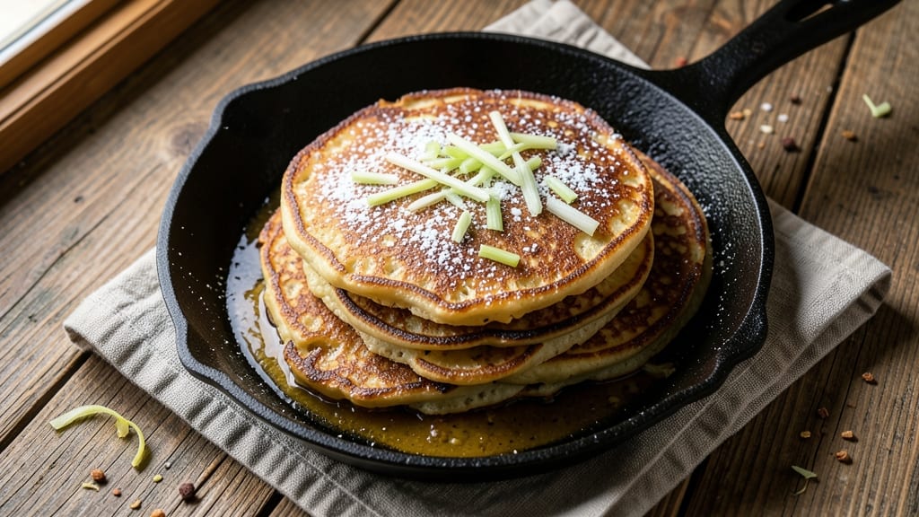 Amish Potato Pancakes Recipe: Crispy Celery Crown Over Golden Spiced Potatoes