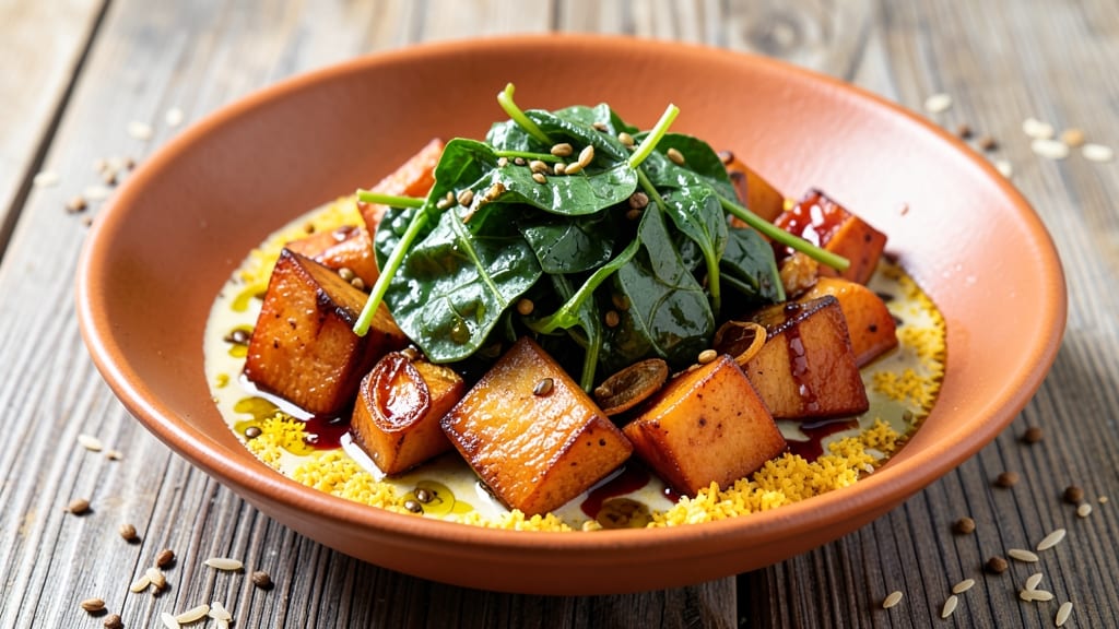 Sweet Potato And Spinach Indian Recipe: Warm Spiced Roots With Fresh Cilantro Zing