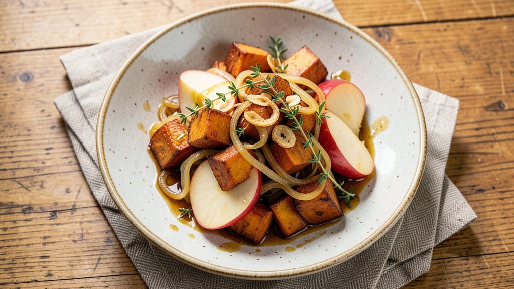 Sweet Potato Pear and Onion Recipe: Roasted Trio With Caramelized Sweetness