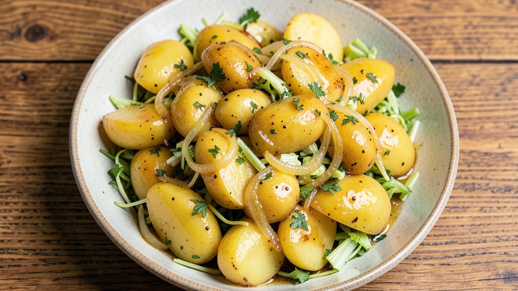 German Potato Salad Recipe Martha Stewart: Crispy Celery and Mustard Seed Magic Without Mayo