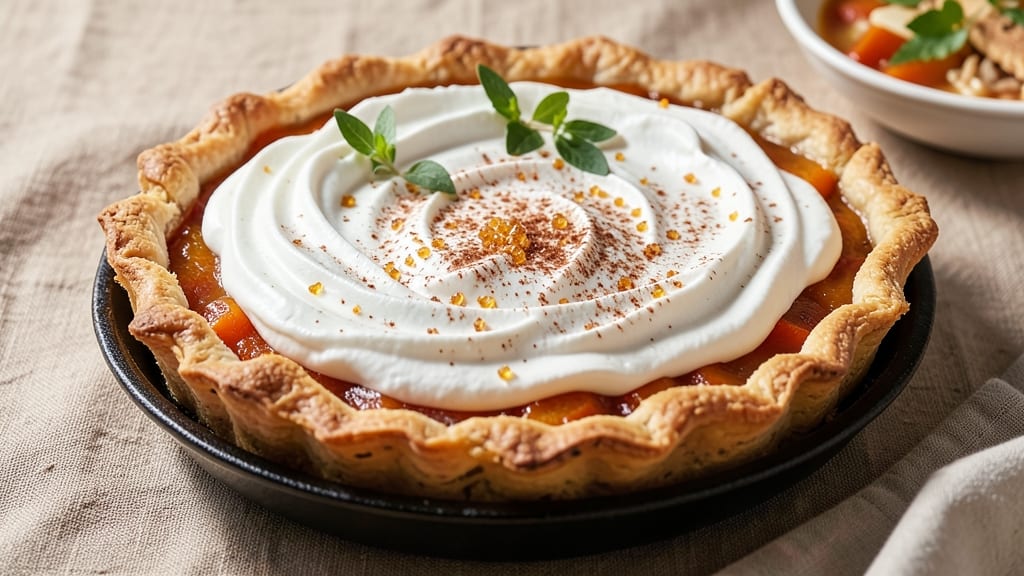 10-Inch Sweet Potato Pie Recipe: Spiced Custard Magic With Crispy Celery Crown