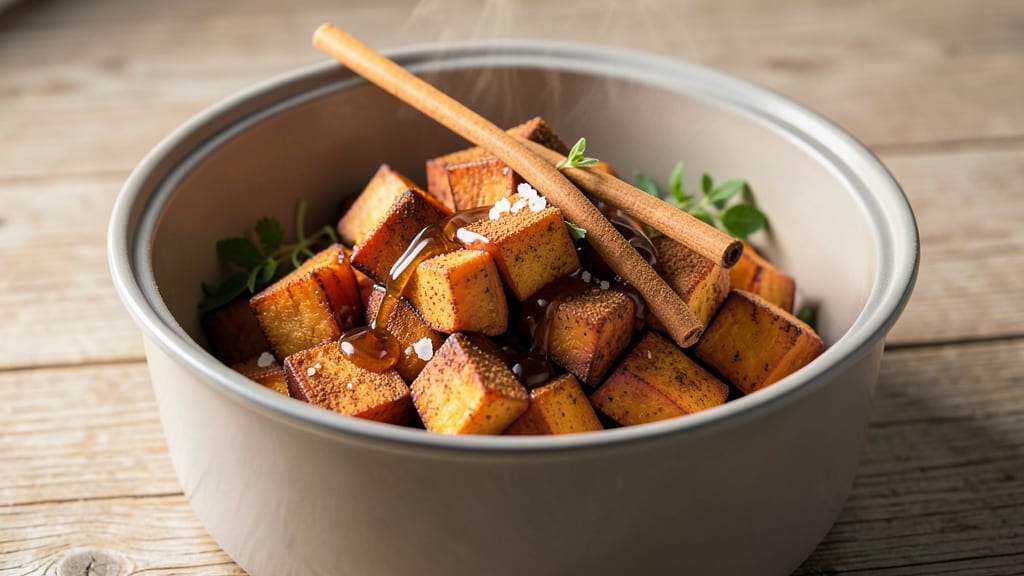 Sweet Potato Rice Cooker Recipe: Velvety Mash With Toasted Cinnamon Swirl