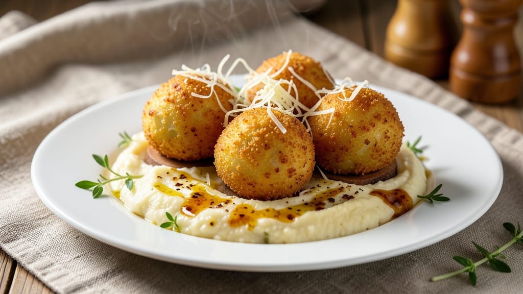 3 Cheese Mashed Potato Balls Recipe: Crispy Golden Shells With Melty Cheese Hearts