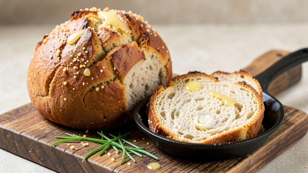 Baked Potato Bread Recipe: Fluffy, Buttery Layers With Crispy Celery Crown
