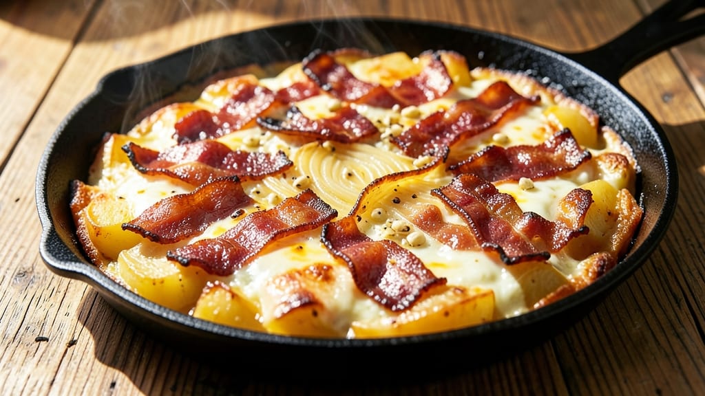 Bacon and Potato Frittata Recipe: Crispy Edges Meet Fluffy Egg Clouds