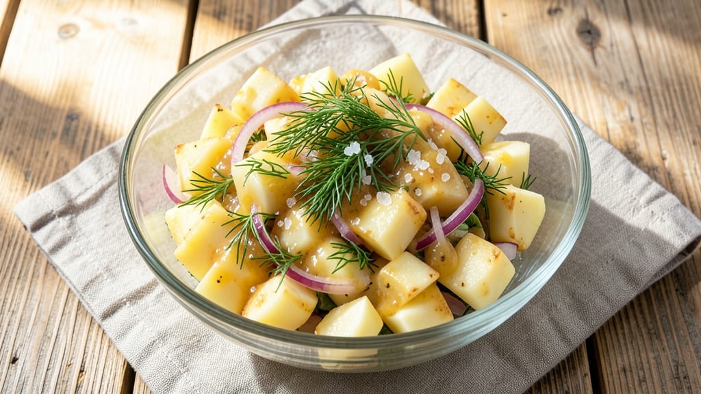 Bermuda Potato Salad Recipe: Spiced Vinegar Crunch Without Mayo