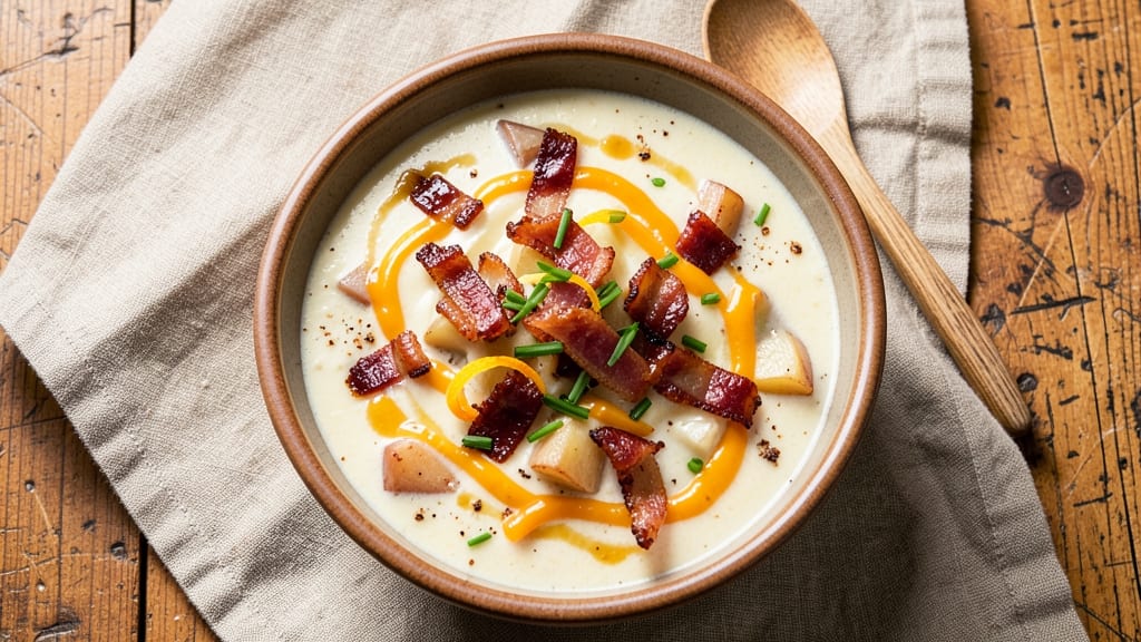 Bennigan's Loaded Baked Potato Soup Recipe: Smoky Bacon and Cheese Crunch in Every Spoonful