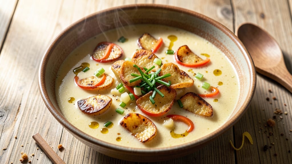 Baked Potato Hash Browns Soup Recipe: Crispy Top, Creamy Core Magic