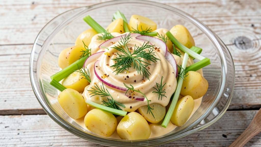 Duke's Mayo Potato Salad Recipe: Duke's Famous Creamy Crunch in One Bowl