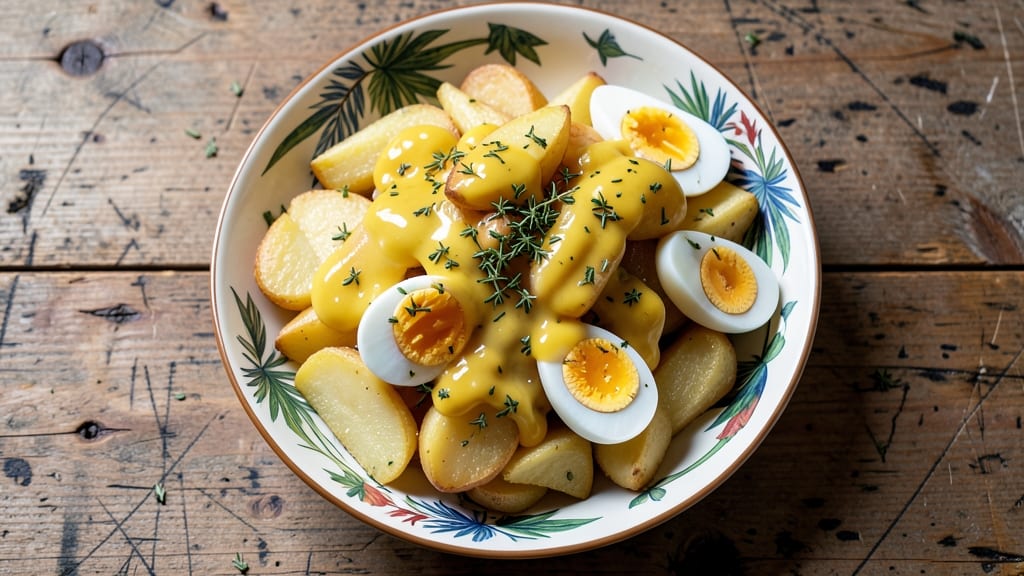 Barbados Potato Salad Recipe: Tropical Crunch With Lime and Mustard Zing