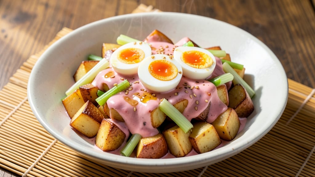 Authentic Japanese Potato Salad Recipe: Crispy Celery and Mayonnaise-Free Magic