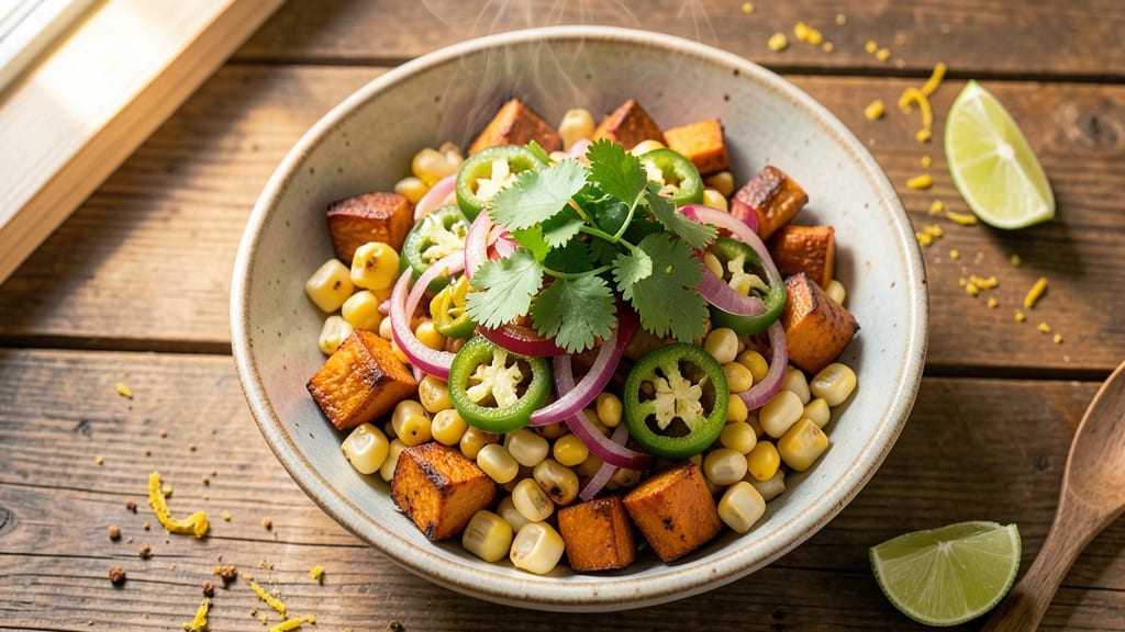 Sweet Potato Salsa Recipe: Bright Roasted Sweetness with Crunchy Corn Magic