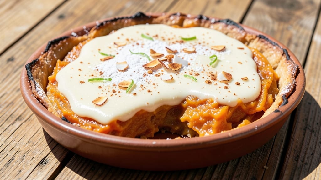 Barbados Sweet Potato Pie Recipe: Nutmeg-Kissed Crust and Spiced Custard Bliss