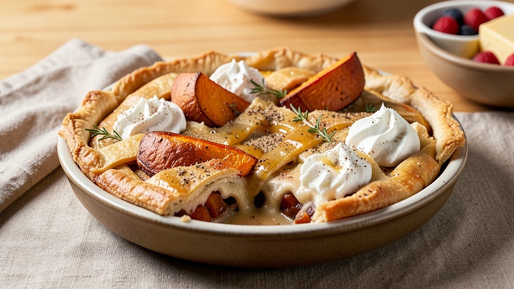 Sweet Potato Pie Recipe With Nutmeg: Warm Spice-Infused Custard in Crusty Shell