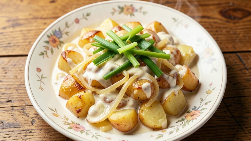 Dolly Parton-Inspired Potato Salad Recipe With Heavy Cream: Southern Creaminess With Crispy Celery Crown
