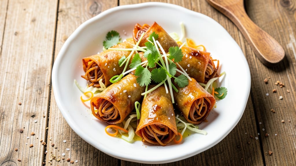 Sweet Potato Spring Rolls Recipe: Crispy Wraps Filled With Herbed Sweetness