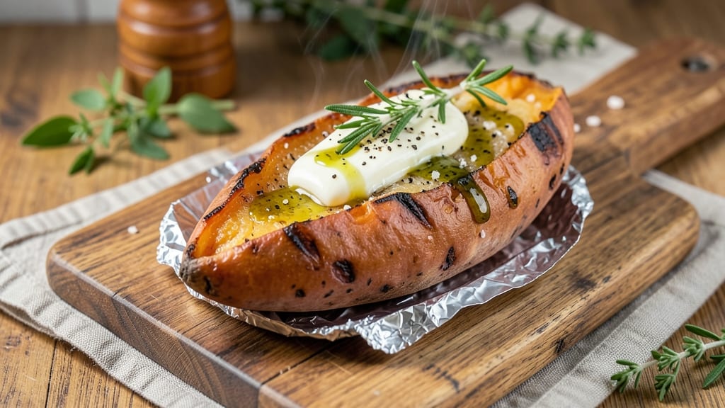 Baked Sweet Potato Recipe Tin Foil: One-Pan Crispy-Centered Magic